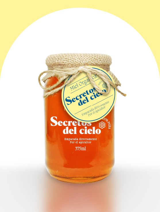 Miel de Abejas Pura Artesanal 375ml — Secretos del Cielo